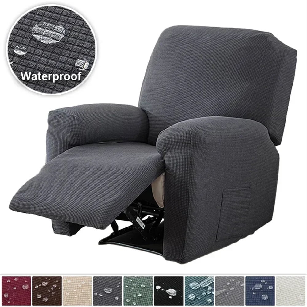 Waterproof Recliner Sofa Cover For Living Room Jacquard Sofa Slipcover Non Slip Armchair Cover Office Home Decor
