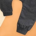 thumbnail image 5 of yboeqw Toddler Baby Boys Clothing Outfits 2 Piece Trendy Print Long Sleeve Round Neck T-Shirt and Relaxed Fit Pants Sets Brown,Size 2-3 Years, 5 of 7