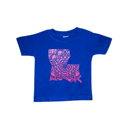 

Inktastic Louisiana Silhouette Mandala Gift Baby Boy or Baby Girl T-Shirt