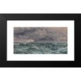 thumbnail image 2 of John Brett 18x11 Black Modern Framed Museum Art Print Titled - Heavy Squall off the Start Lighthouse (1885), 2 of 5