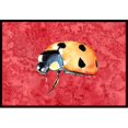 thumbnail image 1 of Carolines Treasures 8869JMAT Paillasson Intérieur Ou Extérieur 24 x 36 Po. Lady Bug sur Fond Rouge, 1 of 4