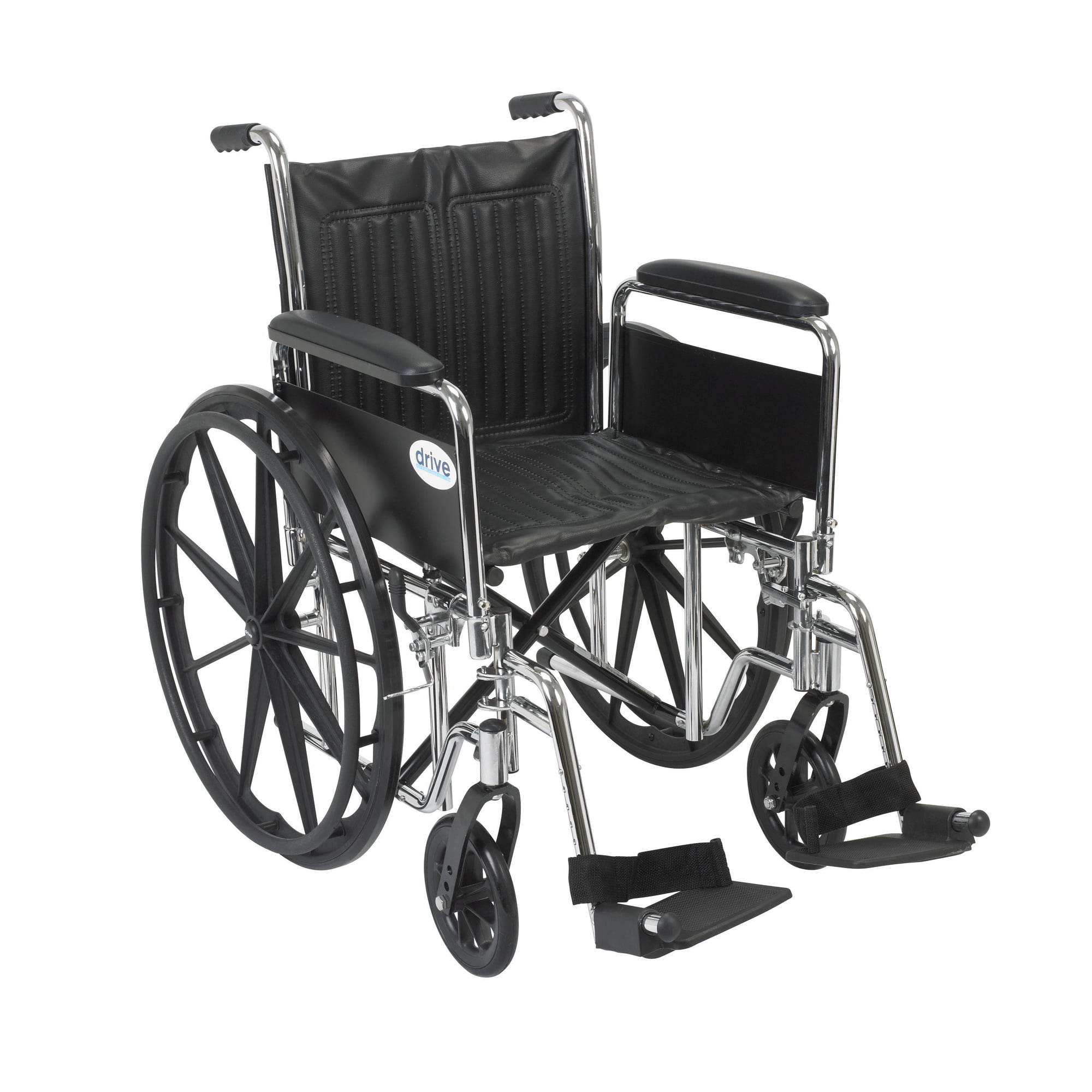 42 in. Wheelchair with Swing Away Footrests (42 in. L x 28 in. W x 36 in. H (44 lbs.))