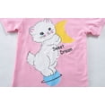 thumbnail image 3 of Little Hand Toddler Girl Pajamas Set Cat Summer Kids Pjs Cotton Sleepwear 3T, 3 of 7