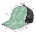 thumbnail image 2 of Lsque Tropical Pineapple Printed Trucker Hat - Baseball Cap for Men Women - Breathable Mesh Side, Adjustable Fit - for Casual Wear, 2 of 7