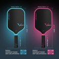 thumbnail image 4 of Paleta de pickleball LANALA RAW de fibra de carbono T700 aprobada por la USAPA, 4 of 7