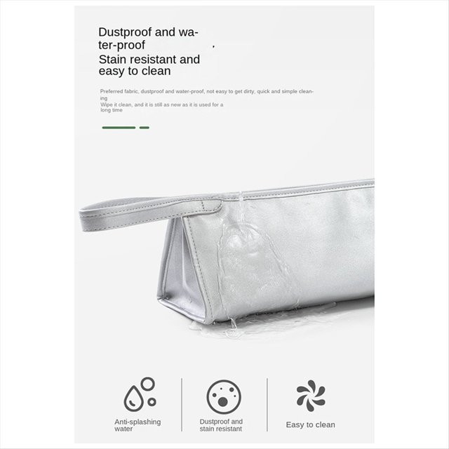 Organizador de Almacenamiento para Secador de Pelo, Protector de Rizador para Secador de Pelo , Bolsas de Almacenamiento de Viaje, Bolsa Negra