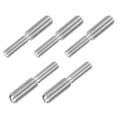 thumbnail image 1 of Uxcell 5 Pcs Tête Fendue M6x20 à M8x20 Vis à Double Extrémité Filetée, 40mm L, 1 of 7