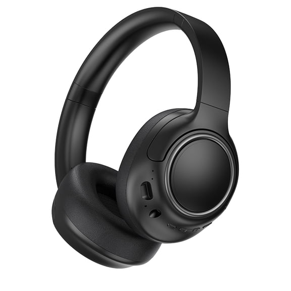 Over Ear Headphones Wireless 80H Playtime, Bluetooth Headphones Over Ear with 3 EQ Modes, Built-in ENC Mic,Deep Bass, HiFi Stereo Foldable 5.4 Bluetooth Headset for Phone PC Travel Gym Workout Office