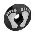 thumbnail image 4 of Bicicleta De Aleación De Aluminio Threadless Stem Headset Top Cap Cover Black Foot Sunnimix Tapa superior para auriculares de bicicleta, 4 of 8