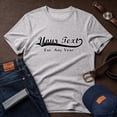 thumbnail image 3 of Jollimate Custom Your Text Shirt, Tshirt Gift For Him, Custom Est Tshirt, Personalized Gift Tshirt, 3 of 6