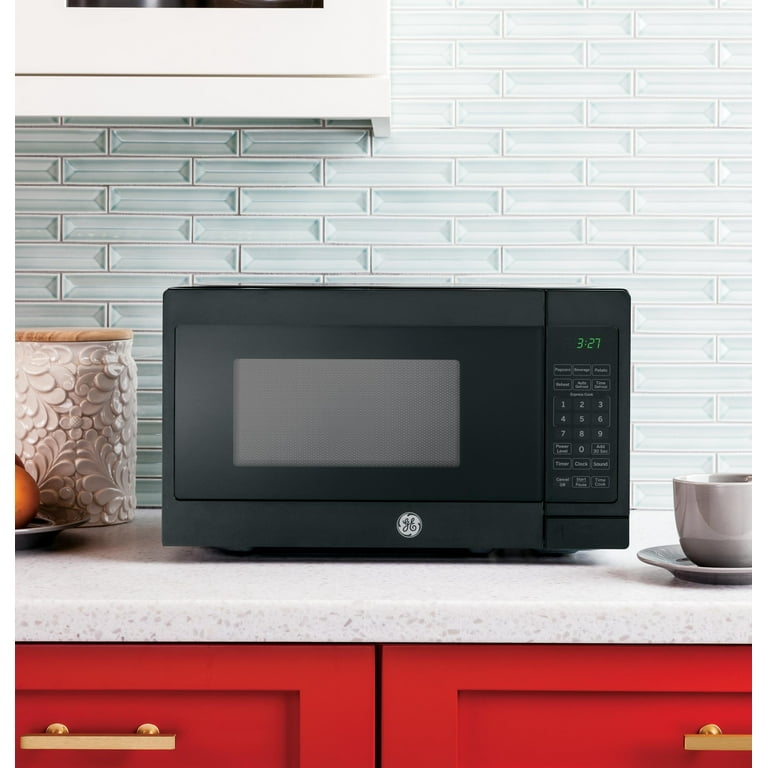 GE - 0.7 Cu. ft. Compact Microwave - Stainless Steel