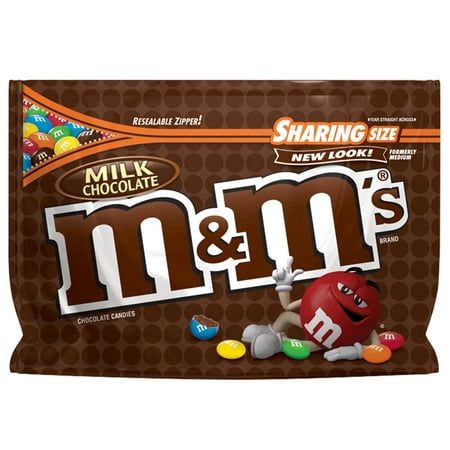 M&M'S Milk Chocolate Candy Sharing Size, 10.7-Oz. (Best Milk Chocolate In India)