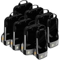 thumbnail image 1 of GFDYREE Compression Packing Cubes for Travel, 8 Set (2S+3M+3L) Grey, Medium, 1 of 6