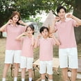 thumbnail image 5 of KYAIGUO Kids Boys Summer Lapel T-Shirt Short Sleeves Button Cotton Shirt Solid Color Pullover Casual Tee Shirt Tops for 7-15 Years Old, 5 of 11