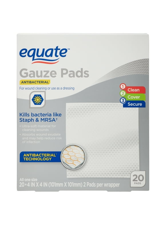 Equate Gauze Pads in First Aid
