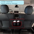 thumbnail image 3 of Unique Bargains Dog Car Net Barrier with Stretchable Storage Bag Keep Pet Dogs in the Back Seats for Cars SUVs Red, 3 of 7