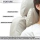 thumbnail image 2 of Almohada para reposacabezas de coche Unique Bargains, ergonómica y cómoda, soporte para el cuello, cuero, espuma viscoelástica, ancho ajustable, beige, 1 pieza., 2 of 7