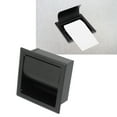 thumbnail image 4 of Roll Paper Holder, Embedded Space-Saving Waterproof Roll Paper Rack  For Hotel For Bathroom For Shopping Mall, 4 of 8