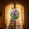 thumbnail image 6 of Suncatcher Window Hanging Puzzles, Bouquet Theme Round Stained Glass Style Panel, Ideal Home Hanging Decor for Mother's Day & Birthday Gifts for Women, Mom, Wife & Aunt, 6 of 7
