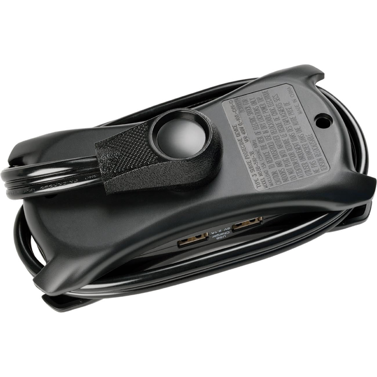 Tripp Lite Protect It! 3-Outlet Travel-Size Surge Protector w/ 2 USB Ports