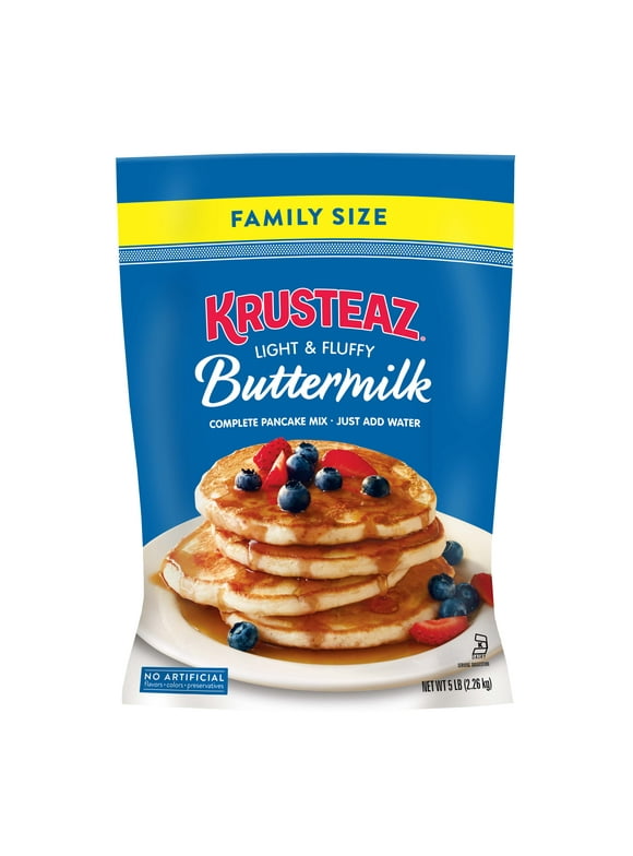 Krusteaz Light & Fluffy Buttermilk Complete Pancake Mix, 5 lb Bag