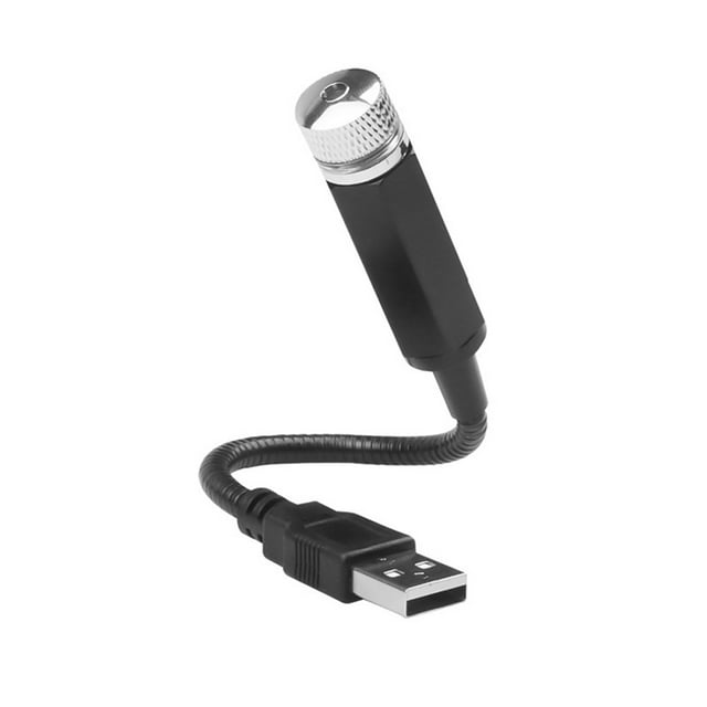 CAROOTU Luminous Roof Lights for Car USB LED Ceiling Projection Portable Adjustable