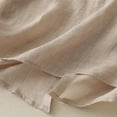 thumbnail image 6 of Womens Cotton Linen Waistcoat Button Down Sleeveless Lightweight Vests Casual Solid Color Fashion Ruffled Jackets, 6 of 6