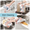thumbnail image 2 of Yayeee 6 Pack Kitchen Dish Cloths for Washing Dishes Soft Absorbent Microfiber Towels, White Sea Plants, 2 of 9