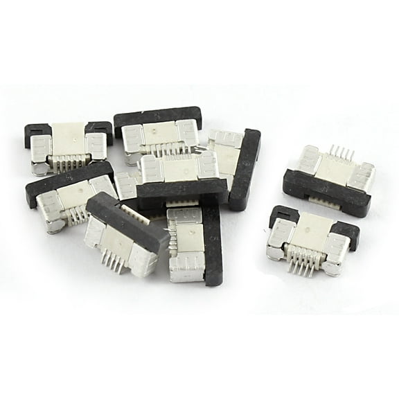 10Pcs Bottom Port 5Pin 0.5mm Pitch FFC FPC Ribbon Sockets Connector