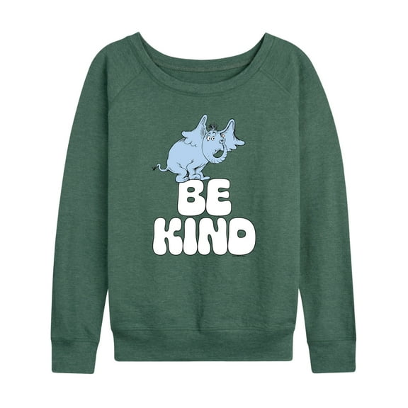 Horton Hears a Who - Be Kind - Women's Lightweight French Terry Long Sleeve Shirt