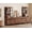 Brown, variant on Modern 72" Tall 3 Tier Wood Bookshelf with Storage Cabinets, Adjustable Shelf & Door, Large Display Library Bookcase for Home Office, Living Room, Oak