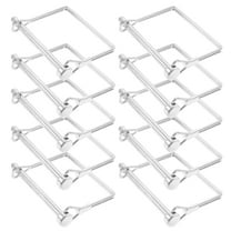 Worgeous 10Pcs Metal Hitch Pin for Trailers Towing Safety Coupler Pin 6x7.8in