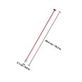 thumbnail image 2 of Dark Red Guitar Truss Rod Metal Adjustment for Bass Replacement, 2 of 5