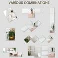 thumbnail image 3 of Mirror Tiles for Wall Decor 8'' x 10'' Self Adhesive Flexible Mirror Sheets 2 mm Thick Small Acrylic Mirror Stickers Peel and Stick Plastic Adhesive Frameless Mirror Decor, 3 of 5