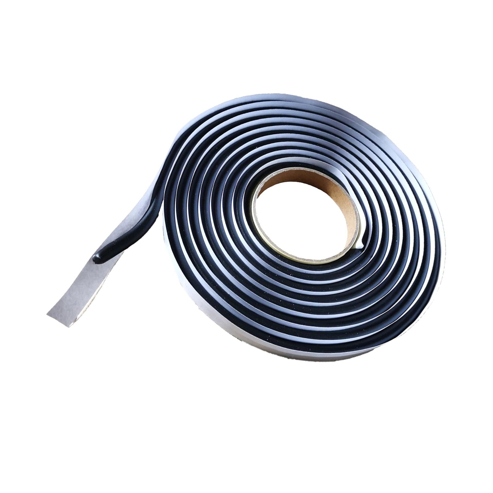 Zxpjkyu Butyl Sealant Tape Butyl Rope Butyl Rubber Sealant for RV Window Door Windshield 8mm