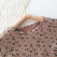 thumbnail image 7 of OYXSER Toddler Girls Clothes 1T 2T 3T 4T 5T T-Shirt Tee Tops + Shorts Short Sleeves Cute Summer Short Set 2 Pieces Shorts Set, Coffee 7-8Y, 7 of 7