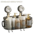 thumbnail image 1 of Bathroom Suction Cups Shower Shelves Wall Mounted Storage Rack Draining Basket Organizer Accessories Bathroom Punch, 1 of 8