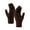 Coffee, variant on Knit Touch Screen Winter Gloves, Warm Elastic Rib Cuff Thermal Gloves for Women Daily Driving Shopping Outdoor Black One Size