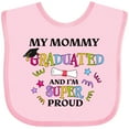 thumbnail image 3 of Inktastic My Mommy Graduated and I'm Super Proud Boys or Girls Baby Bib, 3 of 4