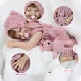 thumbnail image 3 of JRLCGYP Reborn Baby Dolls - 20" Realistic Full Body Silicone Baby Girl with Dimples, Newborn Sleeping Smile, Christmas Gift Set for Kids 3+, 3 of 9