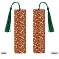 thumbnail image 2 of Kdxio Almond Nuts Print Metal Tassel Bookmarks,Perfect Gift for Art Lovers and Bookworms Metal Bookmarks for Women, 2 of 8