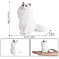 thumbnail image 3 of Modelo de gato de simulación de juguete para niños HUOGUO, 3 of 4