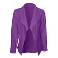 thumbnail image 2 of Vedolay Coat for Women Women's Casual Office Blazer Jackets Fashion Front Open with Pockets,Purple XL, 2 of 4