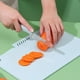thumbnail image 4 of Juego de tablas de cortar con cuchillo para frutas y verduras | Kit de herramientas de corte de cocina de plástico portátil | Empuñadura ergonómica, ligera, compacta | Incluye 1 tabla de cortar y, 4 of 5