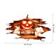 thumbnail image 4 of Worallymy 3D letra calabaza piso pared arte pegatina Halloween extraíble PVC pared tatuaje calcomanías sala de estar papel tapiz Worallymy JD735805505, 4 of 7