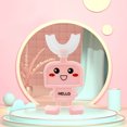 thumbnail image 1 of Children's U-shaped Toothbrush Silicone Toothbrush Baby Silicone Toothbrush, 1 of 2