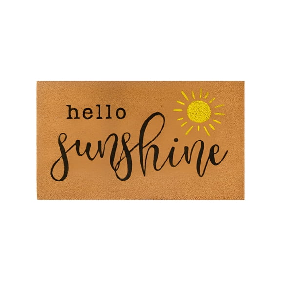 RLESO 2026 New Hello Sunshine Doormat 23.62*15.75",Outdoor Doormat,Welcome Mat for Front Door for Front Door, Porch, Entryway, Patio
