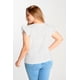 thumbnail image 3 of Blusa Con Olanes Blanco Dama Mundo Terra 026347, 3 of 3