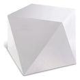 thumbnail image 1 of Meridian Furniture Gemma Table d'Appoint Contemporaine en Acier Inoxydable, Argent, 1 of 5