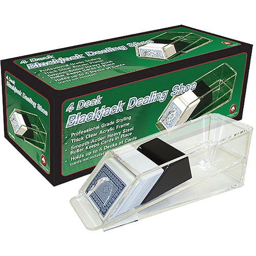 Acrylic Poker Card Dealing Shoe Professional Dealer for Home Blackjack Games